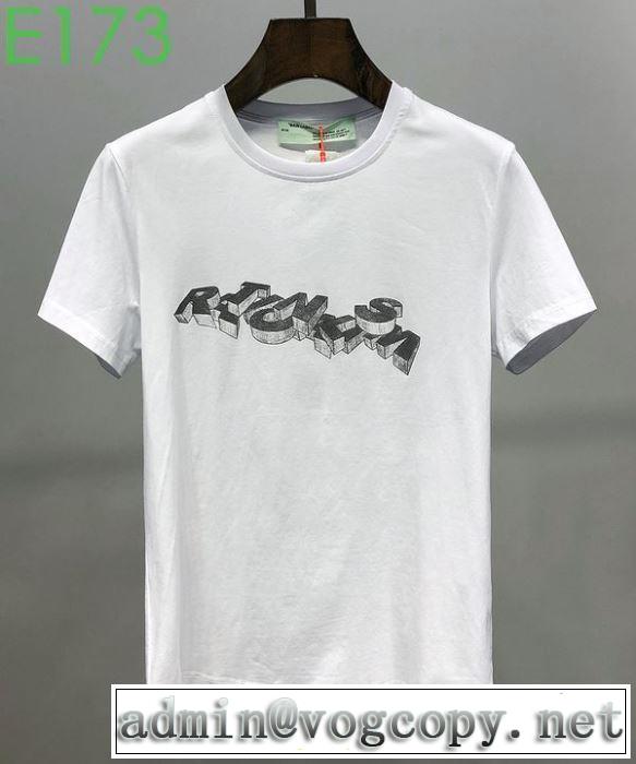2020話題の商品 2色可選 Off-White半袖/Tシャツ 高級感のある素材 オフホワイト