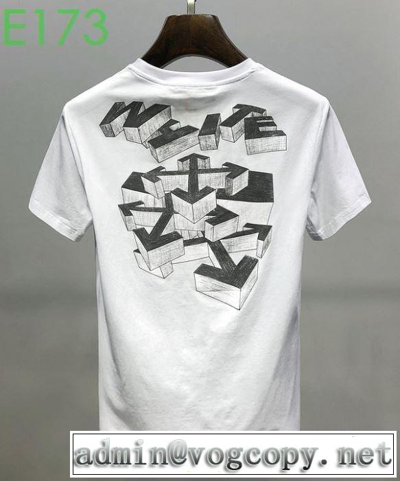 2020話題の商品 2色可選 Off-White半袖/Tシャツ 高級感のある素材 オフホワイト