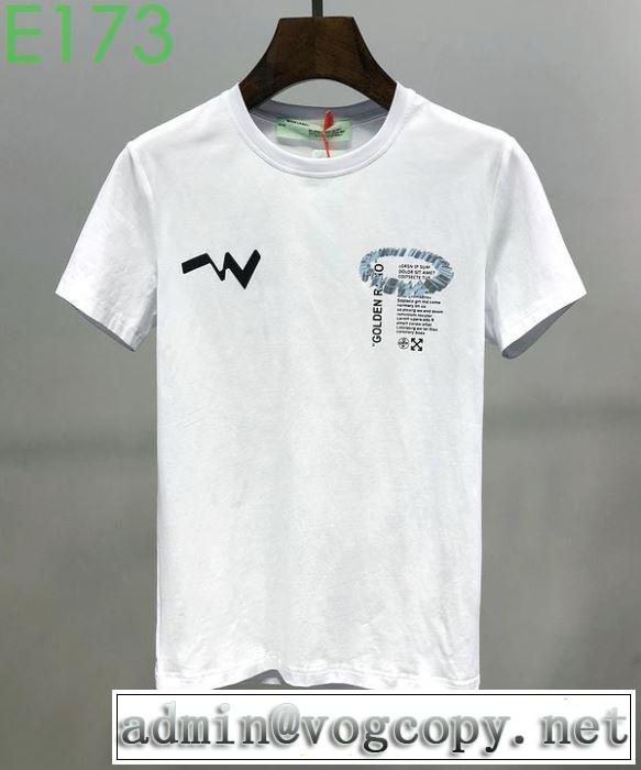 Off-White 2色可選 2020SS人気 オフホワイト 半袖/Tシャツ 非常にシンプルなデザインな