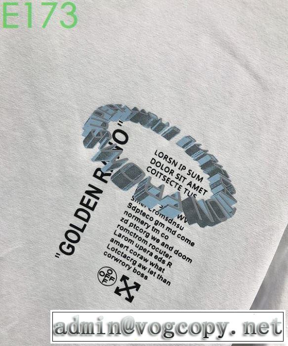 Off-White 2色可選 2020SS人気 オフホワイト 半袖/Tシャツ 非常にシンプルなデザインな