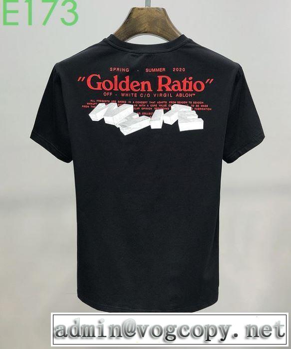 今なお素敵なアイテムだ 2色可選 Off-Whiteお手頃プライス オフホワイト 半袖/Tシャツ