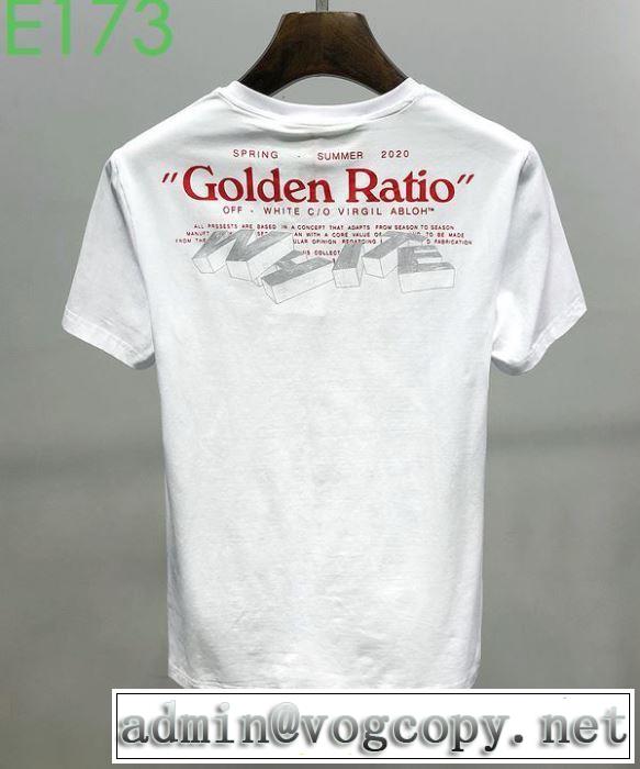 今なお素敵なアイテムだ 2色可選 Off-Whiteお手頃プライス オフホワイト 半袖/Tシャツ