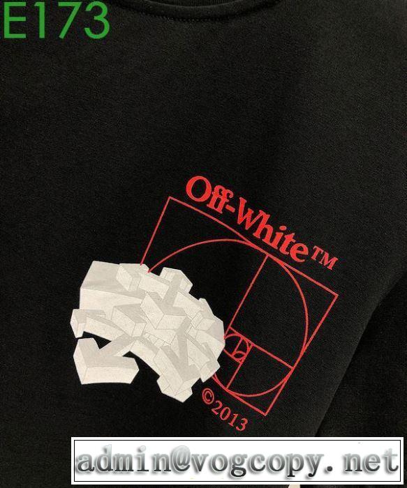 今なお素敵なアイテムだ 2色可選 Off-Whiteお手頃プライス オフホワイト 半袖/Tシャツ