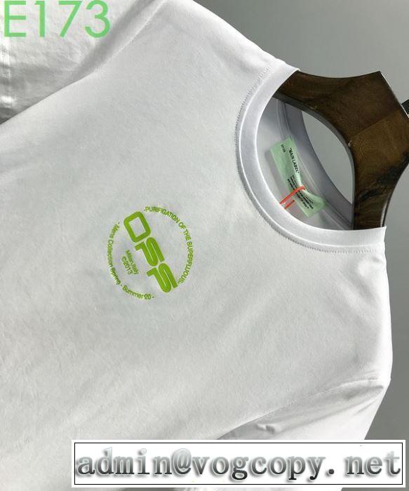 20新作です 2色可選 Off-White安心安全人気通販 オフホワイト 半袖/Tシャツ コーデの完成度を高める