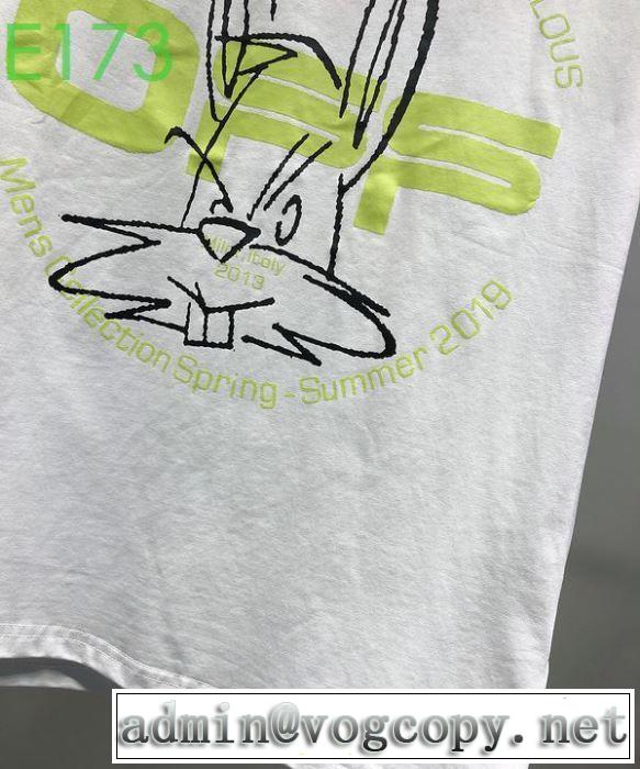 20SSトレンド 2色可選 Off-White 半袖/Tシャツ オススメのアイテムを見逃すな オフホワイト