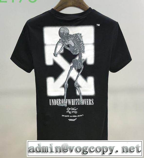 2020モデル Off-White  2色可選 この時期の一番人気はオフホワイト 半袖/Tシャツ さらに魅力的