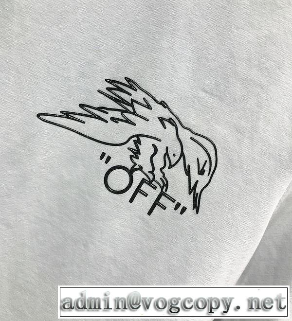 オフホワイト 2色可選 Off-White  半袖/Tシャツストリート系に大人気 デザインお洒落