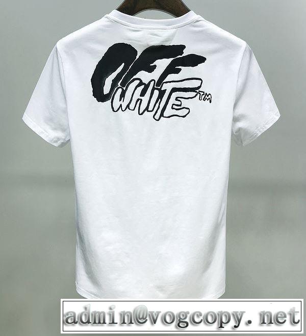 2020SS人気  2色可選スタイルアップ Off-White オフホワイト累積売上総額第１位 半袖/Tシャツ