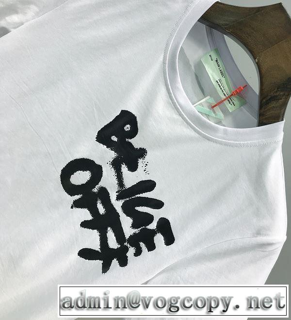2020SS人気  2色可選スタイルアップ Off-White オフホワイト累積売上総額第１位 半袖/Tシャツ