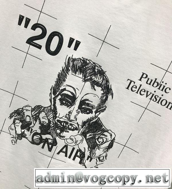 20SS☆送料込 2色可選 十分上品 半袖/Tシャツ 上品に着こなせ Off-White オフホワイト