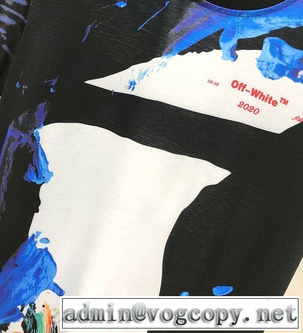 半袖/Tシャツ 人気が継続中 2色可選 Off-White 2020話題の商品 オフホワイト 試してみよう