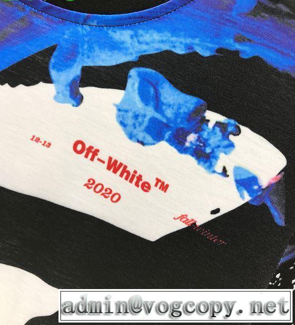 半袖/Tシャツ 人気が継続中 2色可選 Off-White 2020話題の商品 オフホワイト 試してみよう