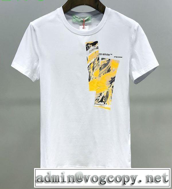 人気を集め2色可選 Off-Whiteこの時期の一番人気はオフホワイト 半袖/Tシャツ 2020年春限定