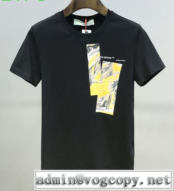 人気を集め2色可選 Off-Whiteこの時期の一番人気はオフホワイト 半袖/Tシャツ 2020年春限定