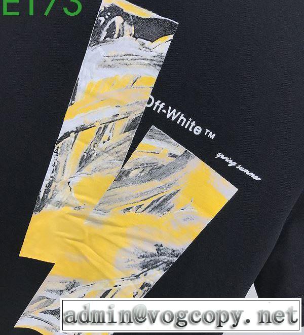 人気を集め2色可選 Off-Whiteこの時期の一番人気はオフホワイト 半袖/Tシャツ 2020年春限定