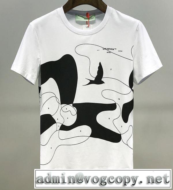 2色可選 2020年春夏コレクション Off-White オフホワイト 普段使いにも最適なアイテム 半袖/Tシャツ