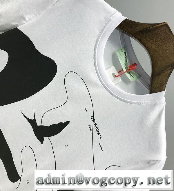2色可選 2020年春夏コレクション Off-White オフホワイト 普段使いにも最適なアイテム 半袖/Tシャツ