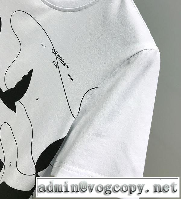 2色可選 2020年春夏コレクション Off-White オフホワイト 普段使いにも最適なアイテム 半袖/Tシャツ