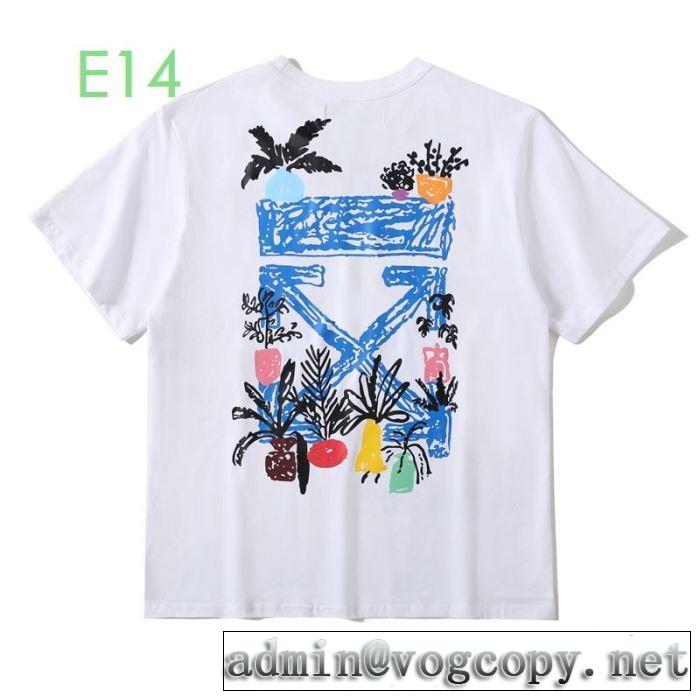 2色可選 Off-White オフホワイト 2020モデル 半袖/Tシャツ 驚きのプライス ストリート系に大人気