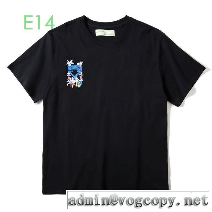 2色可選 Off-White オフホワイト 2020モデル 半袖/Tシャツ 驚きのプライス ストリート系に大人気