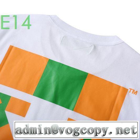 安心の実績 2色可選人気の高いブランド オフホワイト 半袖/Tシャツ ファッションに合わせ Off-White