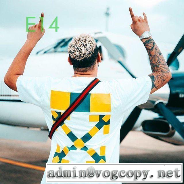 安心の実績 2色可選人気の高いブランド オフホワイト 半袖/Tシャツ ファッションに合わせ Off-White