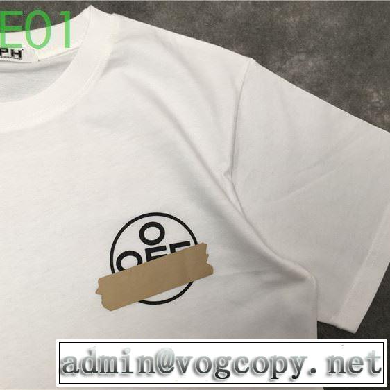 3色可選2年以上連続１位獲得 Off-White  2020モデル オフホワイト 半袖/Tシャツ 使いやすい新品