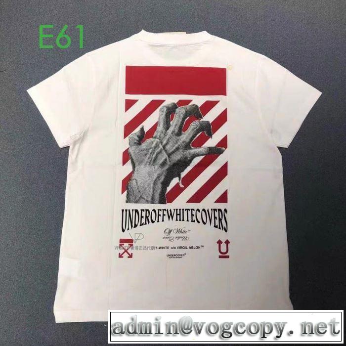 上品に着こなせ 2色可選 Off-White オフホワイト 2020SS人気 半袖/Tシャツ 春夏コレクション新品