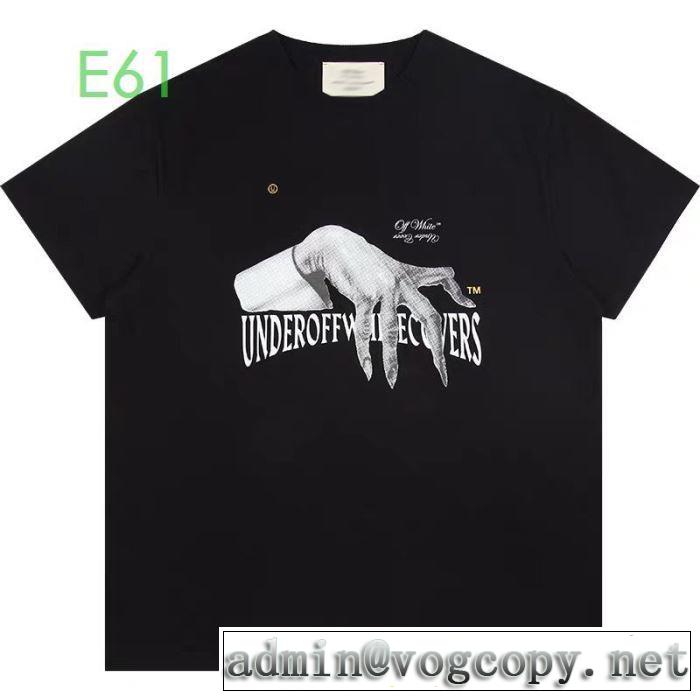 上品に着こなせ 2色可選 Off-White オフホワイト 2020SS人気 半袖/Tシャツ 春夏コレクション新品