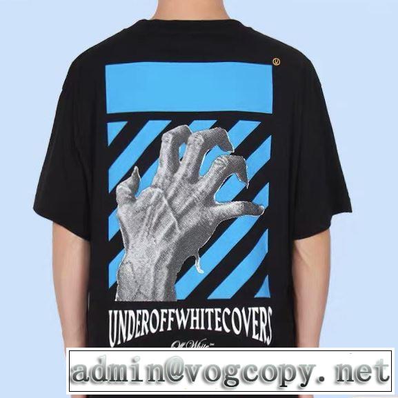 上品に着こなせ 2色可選 Off-White オフホワイト 2020SS人気 半袖/Tシャツ 春夏コレクション新品