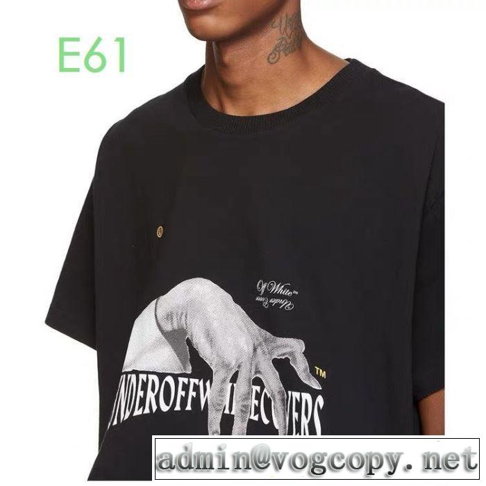 上品に着こなせ 2色可選 Off-White オフホワイト 2020SS人気 半袖/Tシャツ 春夏コレクション新品