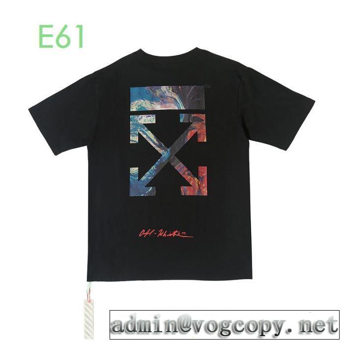 世界共通のアイテム 2色可選 Off-White オフホワイト20新作です 半袖/Tシャツ 価格帯が低い