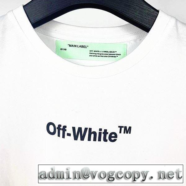差をつけたい人にもおすすめ 3色可選 Off-White オフホワイト 半袖/Tシャツ 人気ランキング最高