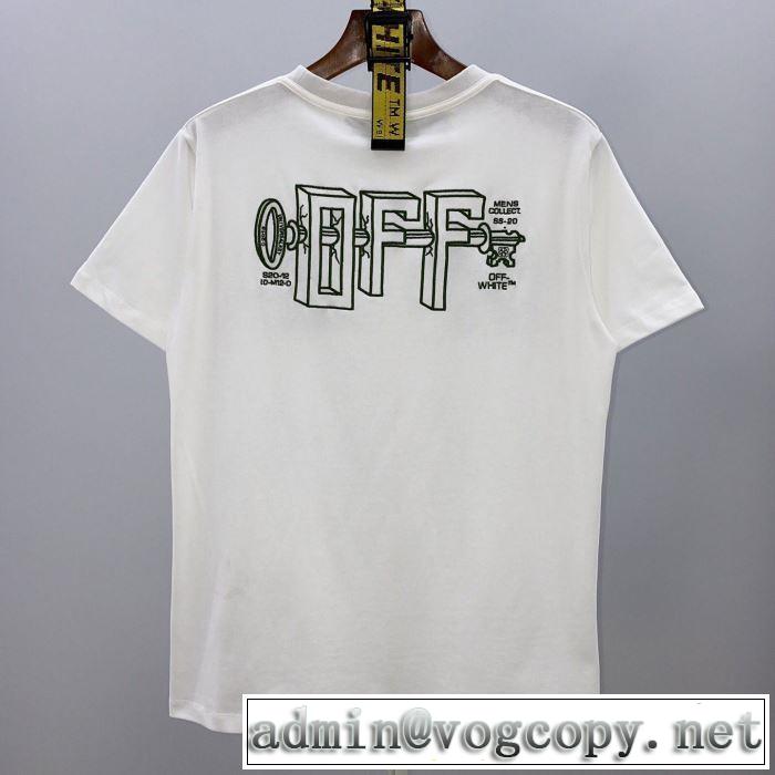 限定アイテムが登場 2色可選半袖/Tシャツ 2020春新作 Off-White オフホワイト