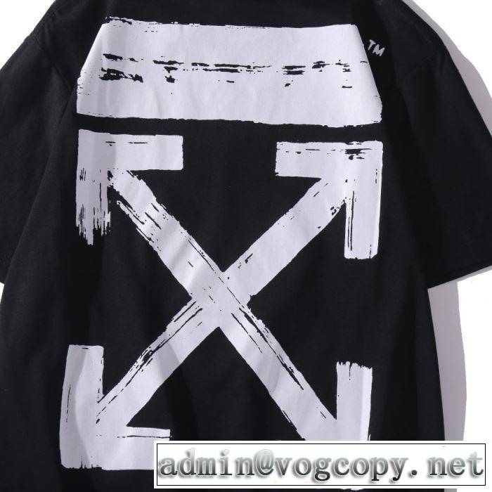VIP価格SALE 2色可選 Off-White 半袖/Tシャツ2020春新作 おしゃれに大人の必見オフホワイト