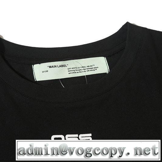 2色可選 程よい最新作 Off-White オフホワイトおしゃれに大人の必見 半袖/Tシャツ 20新作です