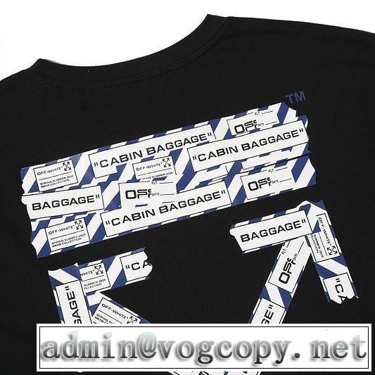 2色可選 程よい最新作 Off-White オフホワイトおしゃれに大人の必見 半袖/Tシャツ 20新作です