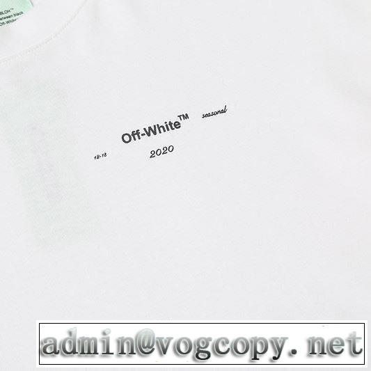 今季の主力おすすめ 2色可選 2020年春限定Off-White オフホワイト人気が継続中 半袖/Tシャツ