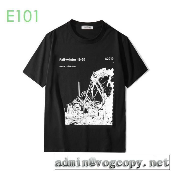 20SSトレンド 2色可選 オフホワイト 半袖/TシャツOff-White 春夏コレクション新品