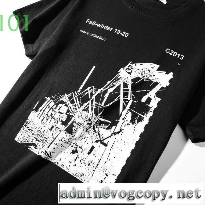 20SSトレンド 2色可選 オフホワイト 半袖/TシャツOff-White 春夏コレクション新品