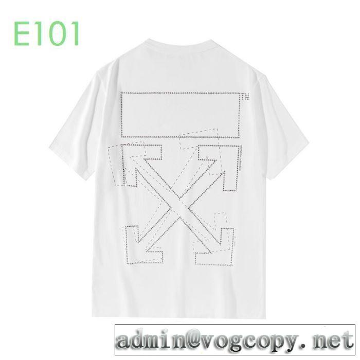 オフホワイト 2色可選 Off-White 2020SS人気 エレガントな雰囲気 半袖/Tシャツ 海外限定ライン