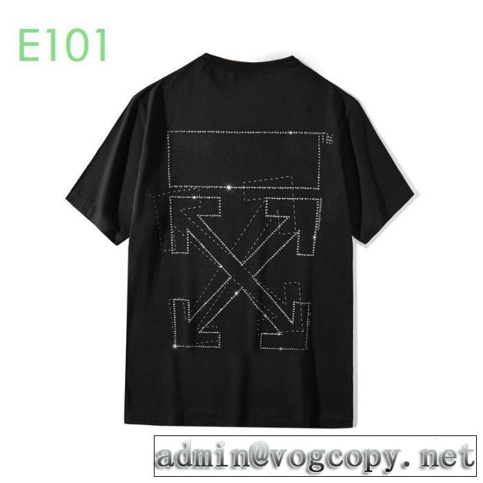 オフホワイト 2色可選 Off-White 2020SS人気 エレガントな雰囲気 半袖/Tシャツ 海外限定ライン