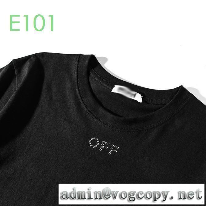 オフホワイト 2色可選 Off-White 2020SS人気 エレガントな雰囲気 半袖/Tシャツ 海外限定ライン