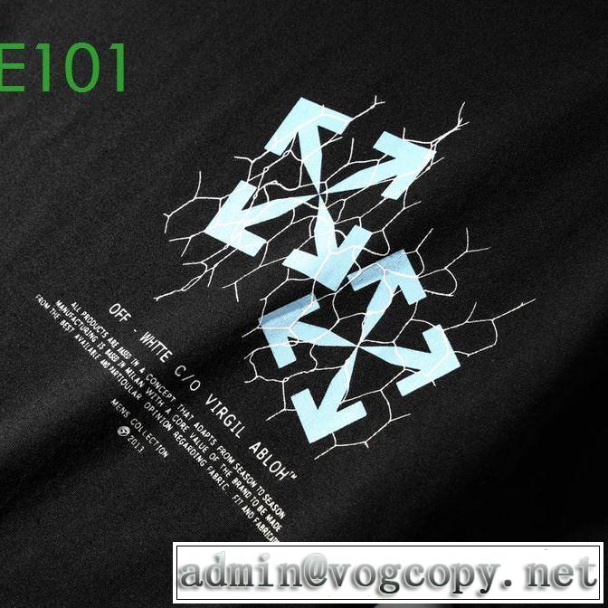 2色可選今季の主力おすすめ Off-White素敵なアイテム オフホワイト 半袖/Tシャツ 価格帯が低い