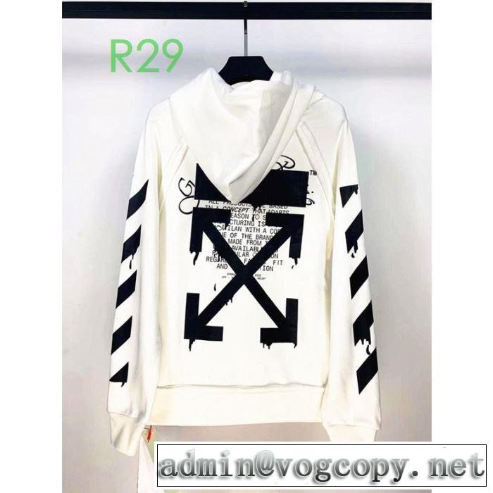 2020年春夏コレクション 3色可選 Off-White オフホワイト パーカー 使いやすい新品