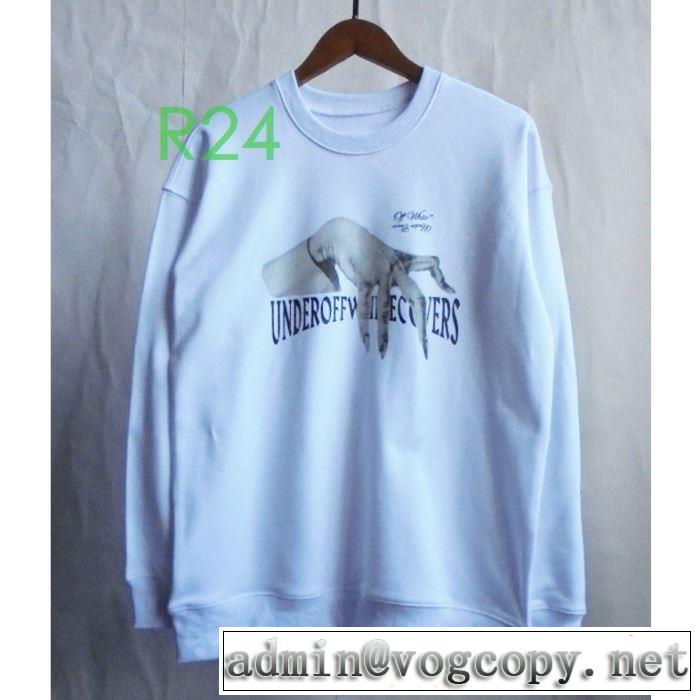 人気ランキング最高 2色可選 Off-White オフホワイトおしゃれな人が持っている プルオーバーパーカー
