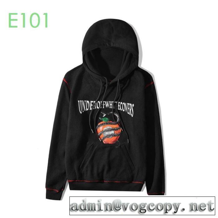20SSトレンド 2色可選 Off-White おしゃれに大人の必見 オフホワイト パーカー 上品に着こなせ