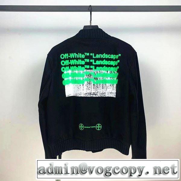 20SSトレンド ブルゾン Off-White オフホワイト VIP価格SALE 手頃価格でカブり知らず