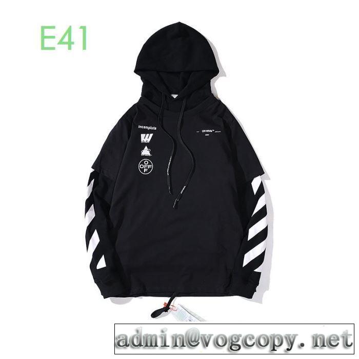 20SSトレンド Off-White 限定色がお目見え オフホワイト パーカー お値段もお求めやすい