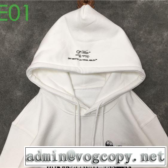 世界共通のアイテム 2色可選 Off-White オフホワイトおしゃれな人が持っている パーカー20新作です